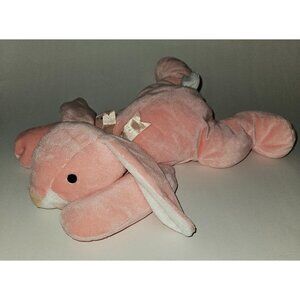 VTG Ty Pillow Pals Carrots Pink Bunny Rabbit Plush  13" Long Stuffed Animal Toy